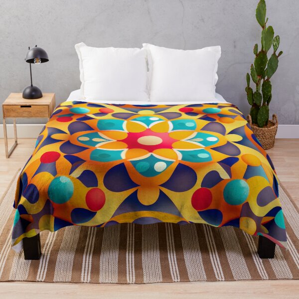 Aperçu de l'œuvre Cute Brilliant Explosive Moroccan Pattern Digital Painting créée et vendue par CodeAndColors.