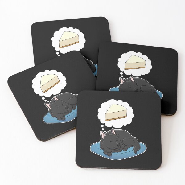 Item preview, Belgian Sheepdog dreaming about Cheese Cake designed and sold by DoggieDelights.