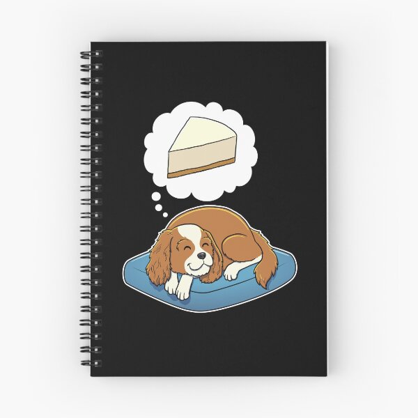 Item preview, Cavalier King Charles Spaniel dreaming about Cheese Cake designed and sold by DoggieDelights.