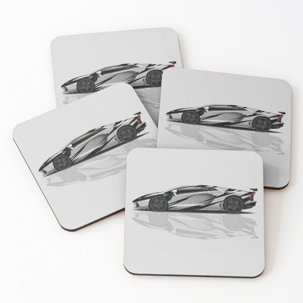 Item preview, Sports Racing Car - silver and black designed and sold by professorguru.