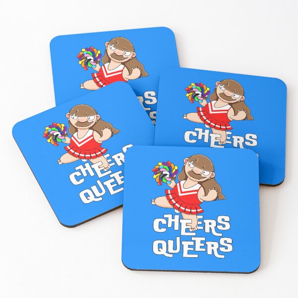 Item preview, Cheers Queers  | Non Binary Cheer Squad Cartoon designed and sold by Love, Burty X.