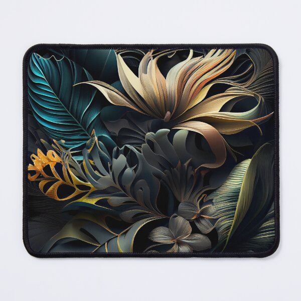 Item preview, Three Dimensional Dramatic Tropical Pattern Digital Painting designed and sold by CodeAndColors.