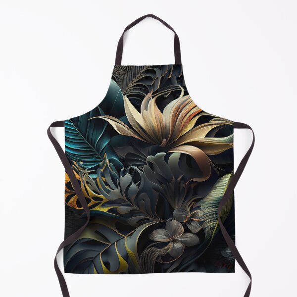 Item preview, Three Dimensional Dramatic Tropical Pattern Digital Painting designed and sold by CodeAndColors.