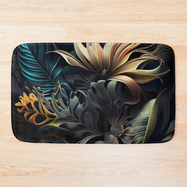 Item preview, Three Dimensional Dramatic Tropical Pattern Digital Painting designed and sold by CodeAndColors.