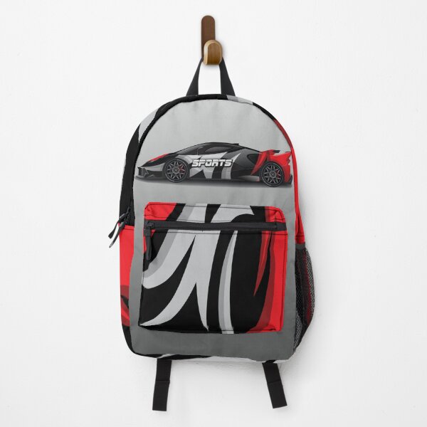 Item preview, Sports Racing Car - silver, red and black designed and sold by professorguru.