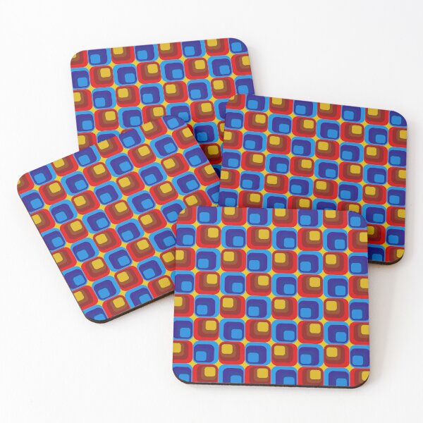 Item preview, retro 1950's style geometrical pattern designed and sold by pauloneill-art.