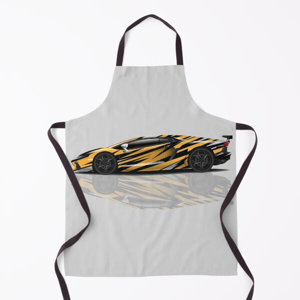 Item preview, Sports Racing Car - yellow and black designed and sold by professorguru.