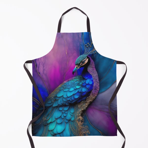 Item preview, Peacock Plume - Alcohol Ink Resin Art designed and sold by inkvestor.