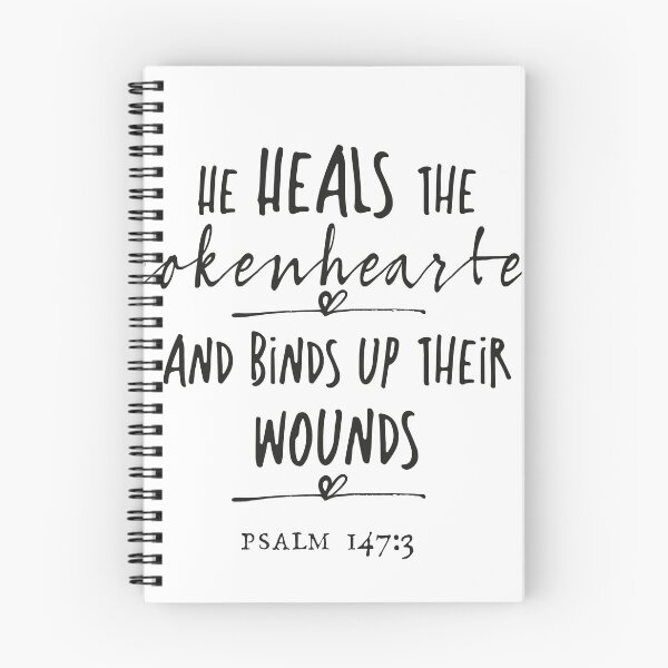 Item preview, He heals the brokenhearted designed and sold by Grafiker.