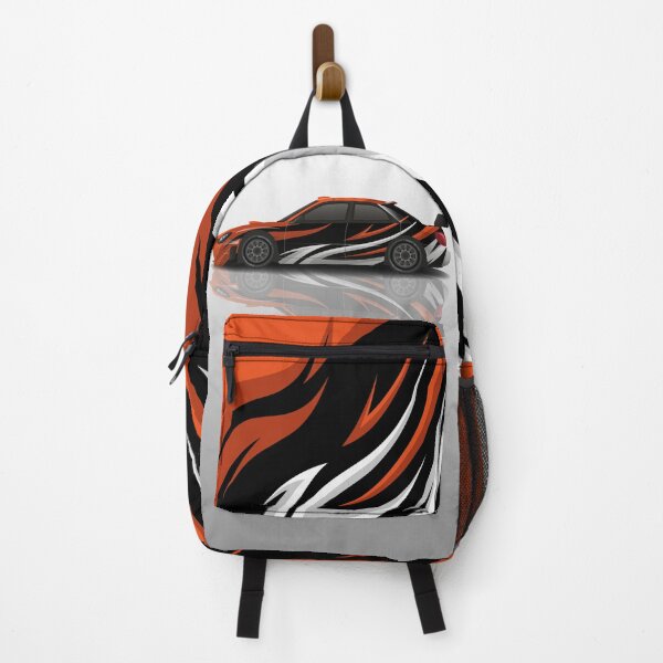 Item preview, Sports Racing Car - orange and black designed and sold by professorguru.