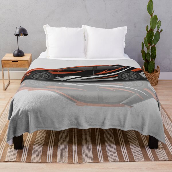 Item preview, Sports Racing Car - orange and black designed and sold by professorguru.