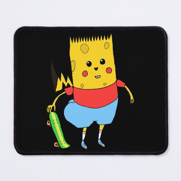 Item preview, SpongeBart PikaPants Yellow Cartoon Character Off Brand Parody Mashup Funny Knock Off  designed and sold by blueversion.