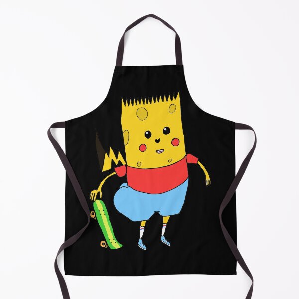 Item preview, SpongeBart PikaPants Yellow Cartoon Character Off Brand Parody Mashup Funny Knock Off  designed and sold by blueversion.