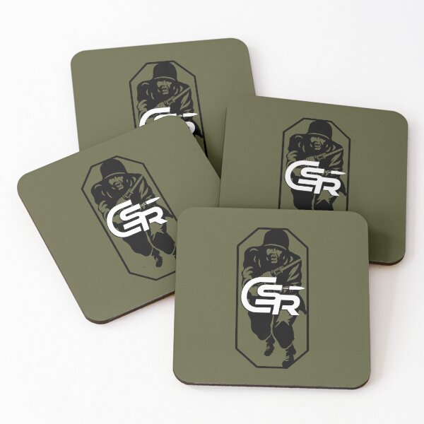 Item preview, CSR logo with Figure 11 Charging Man designed and sold by Watch-and-Shoot.