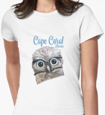 Cape Coral Florida Burrowing Owl Women's Fitted T-Shirt