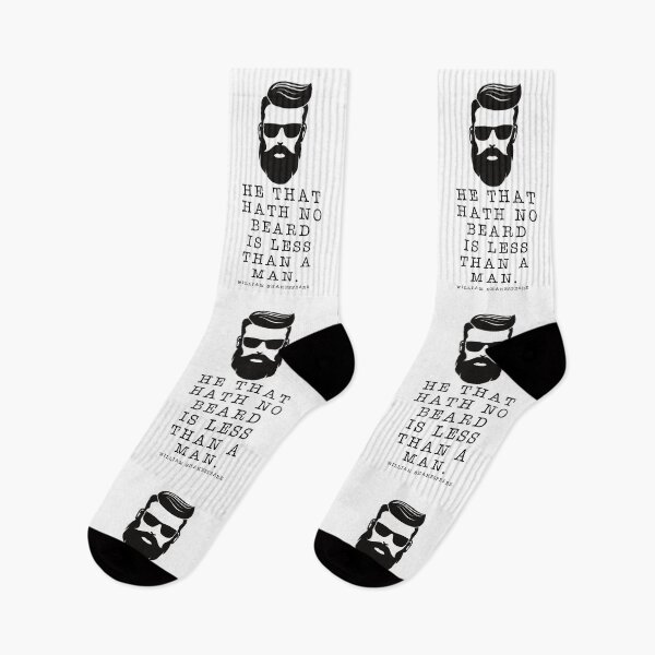 Item preview, He that hath no beard is less than a man | William Shakespeare designed and sold by CastlesClassics.