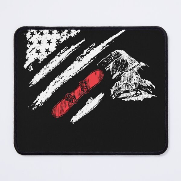 Item preview, Snowboard in America flag designed and sold by ChrisFeil.