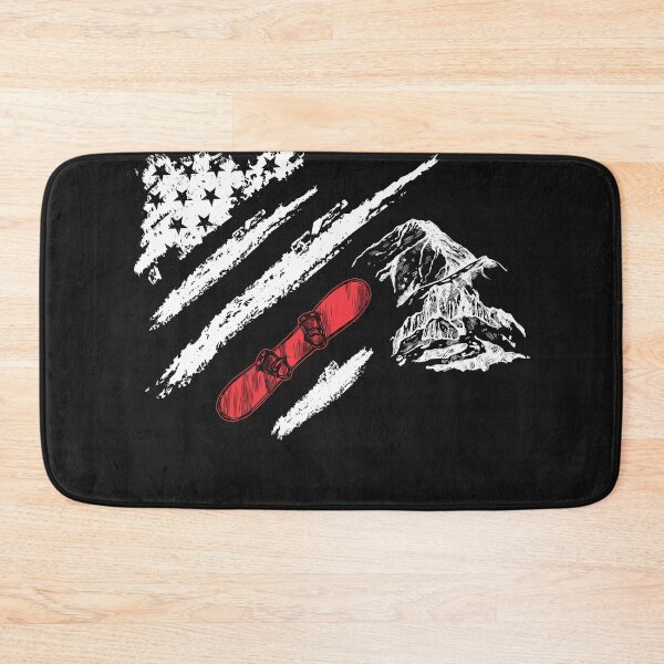 Item preview, Snowboard in America flag designed and sold by ChrisFeil.