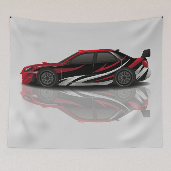 Item preview, Sports Racing Car - red and black designed and sold by professorguru.