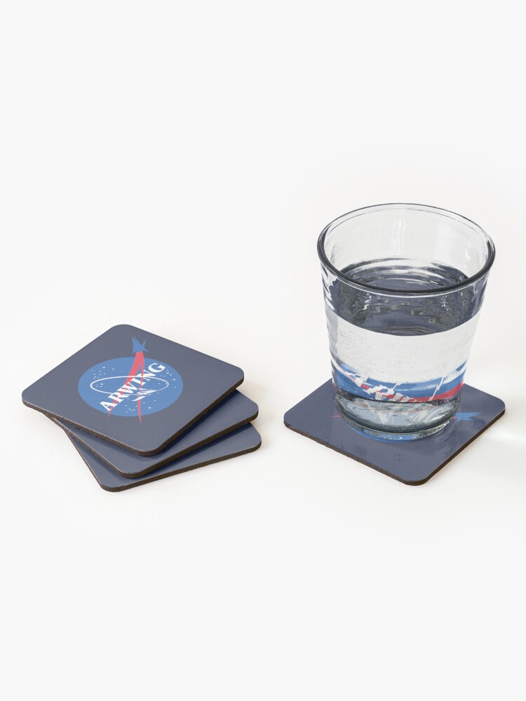Alternate view of Arwing Coasters (Set of 4)