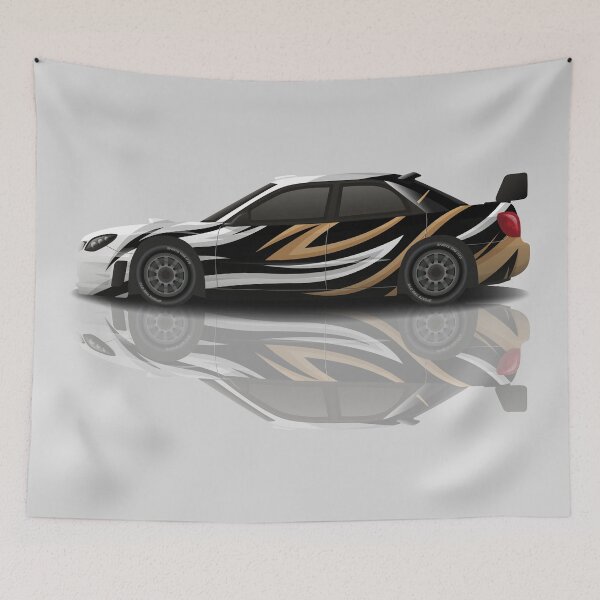 Item preview, Sports Racing Car - gold and silver designed and sold by professorguru.