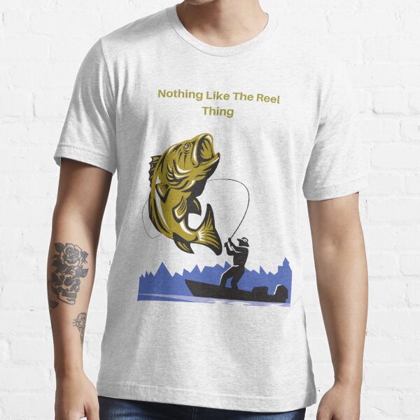 Offshore - Where The Reel fishing Is Printed T-Shirt Tall - All Printed  Things