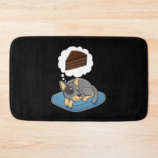 Item preview, Australian Cattle Dog dreaming about Chocolate Cake designed and sold by DoggieDelights.