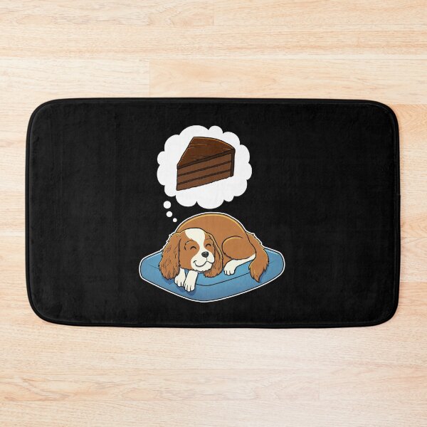 Item preview, Cavalier King Charles Spaniel dreaming about Chocolate Cake designed and sold by DoggieDelights.