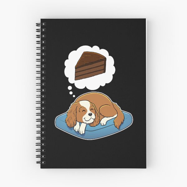 Item preview, Cavalier King Charles Spaniel dreaming about Chocolate Cake designed and sold by DoggieDelights.