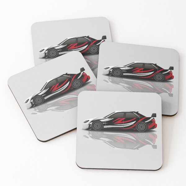 Item preview, Sports Racing Car - red and silver designed and sold by professorguru.