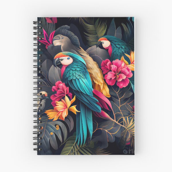 Item preview, Three Dimensional Dramatic Tropical Pattern Digital Painting designed and sold by CodeAndColors.