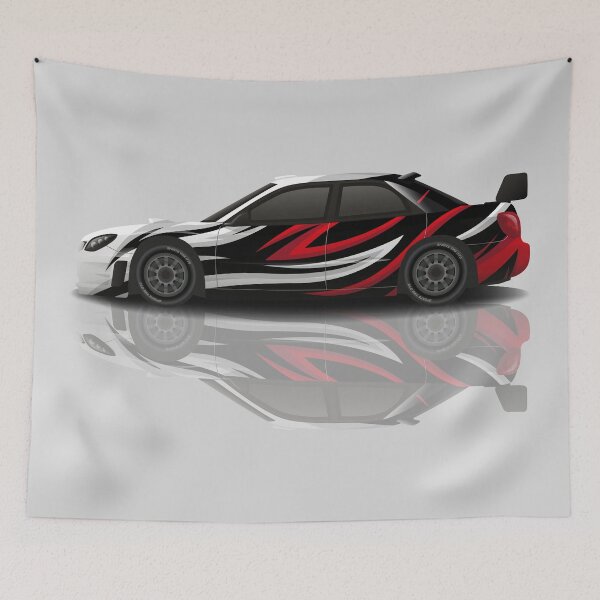 Item preview, Sports Racing Car - red and silver designed and sold by professorguru.