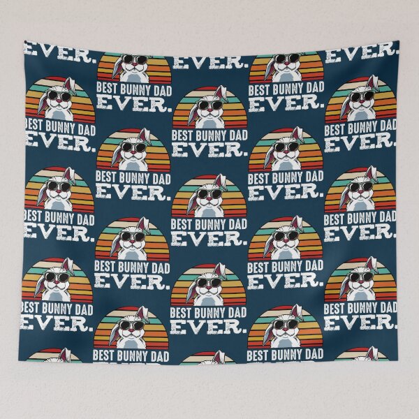 Item preview, Best Bunny Dad Ever - floppy ear rabbits Father_s Day designed and sold by nnoahogles.