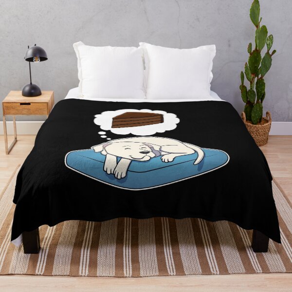 Item preview, Dogo Argentino dreaming about Chocolate Cake designed and sold by DoggieDelights.