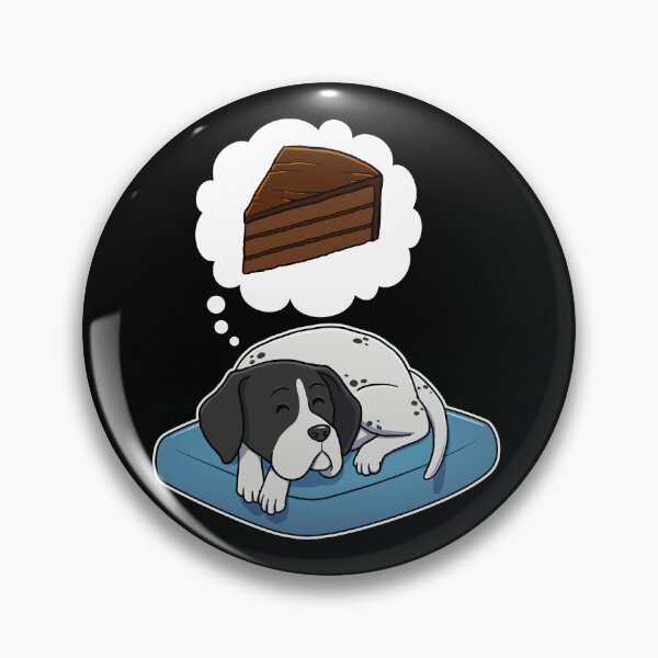 Artikelvorschau, English Pointer dreaming about Chocolate Cake entworfen und verkauft von DoggieDelights.