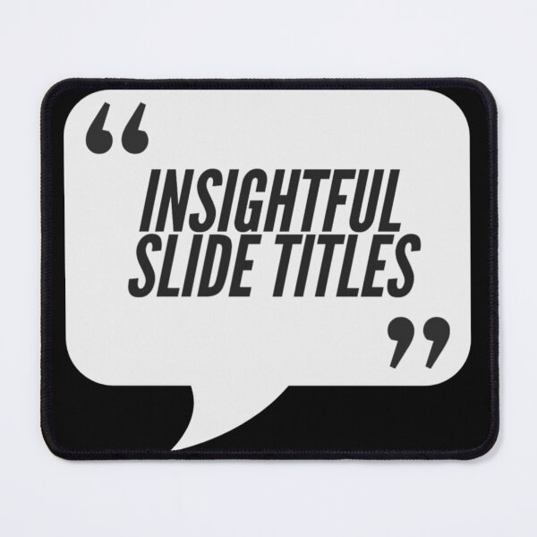 Item preview, Insightful Slide Titles - Office, Consulting, Agency Humor designed and sold by freshdesign2023.