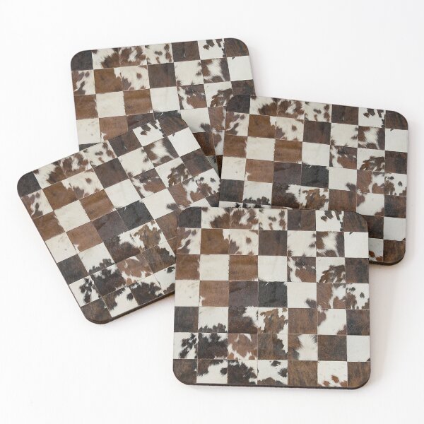 Item preview, Check cowhide pattern designed and sold by ReneMagritteArt.