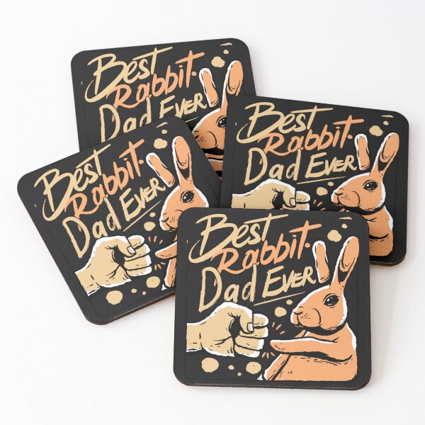 Item preview, BEST RABBIT DAD EVER designed and sold by nnoahogles.