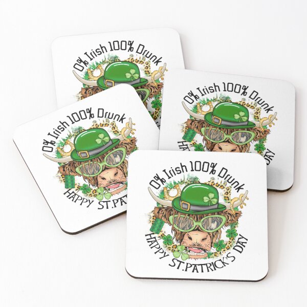 Item preview, 0% Irish 100% Drunk St Patrick's Day designed and sold by justie1977.