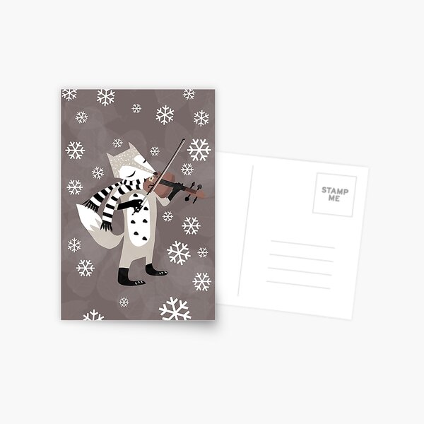 Item preview, foxy violinist winter designed and sold by tonadisseny.