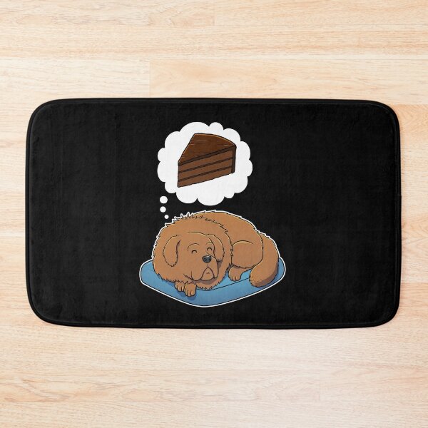 Item preview, Tibetan Mastiff dreaming about Chocolate Cake designed and sold by DoggieDelights.