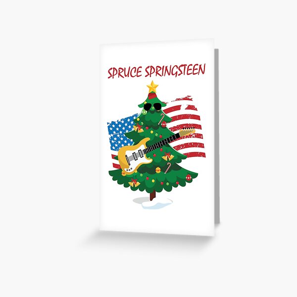 Spruce Springsteen Greeting Card
