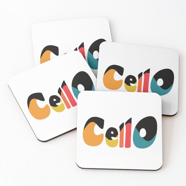 Item preview, Cello Colorful Wave Font designed and sold by piesdesignart.