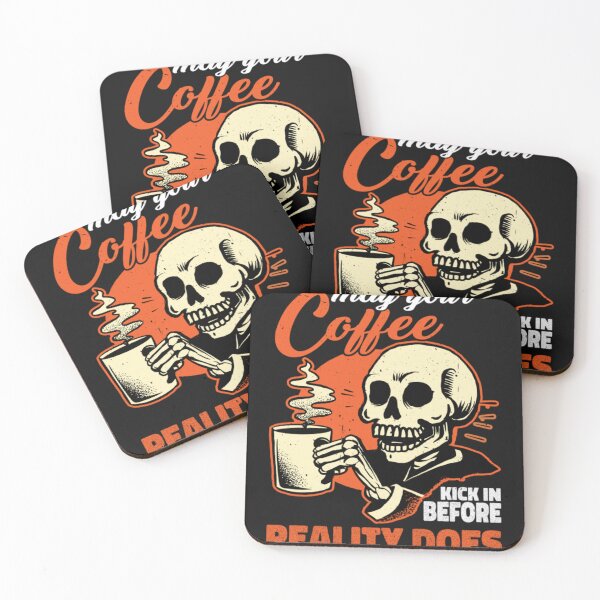 Item preview, May Your Coffee Kick In Before Reality Does designed and sold by nnoahogles.