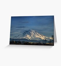 Rainer Sunset Greeting Card