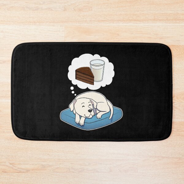 Item preview, Dogo Argentino dreaming about Chocolate Cake and Milk designed and sold by DoggieDelights.