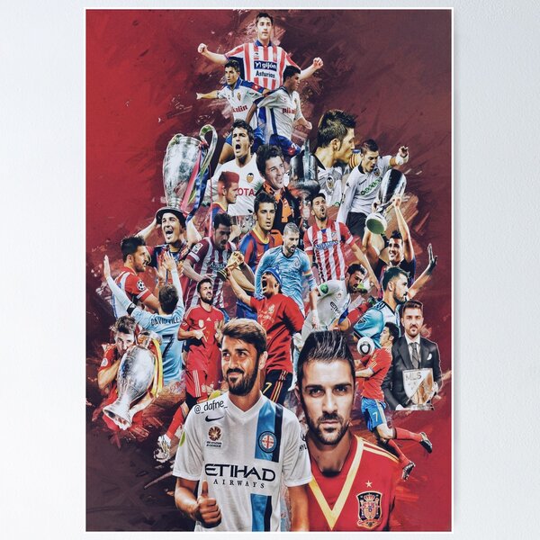 Item preview, David "El Guaje" Villa (Melbourne City- Spain NT) designed and sold by Daffo.