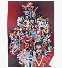 David "El Guaje" Villa (Melbourne City- Spain NT) Poster