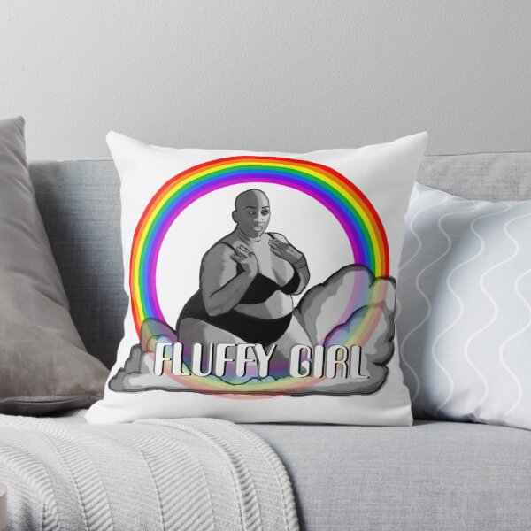 Chubby booty Throw Pillow by MORN