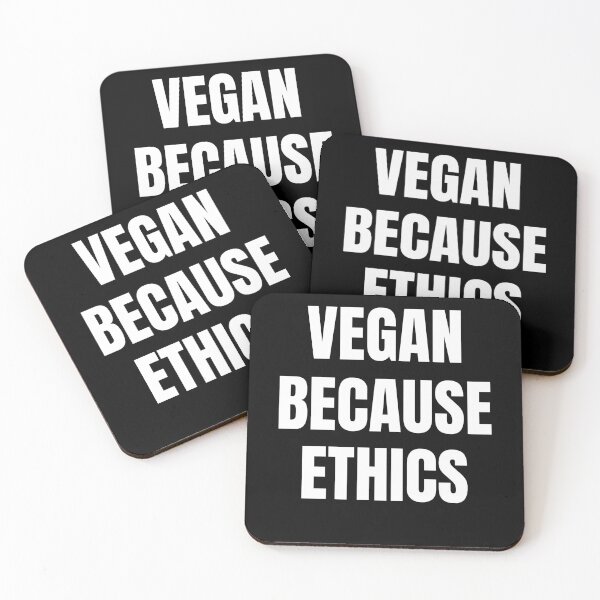 Item preview, Vegan Because Ethics designed and sold by Vendetta-art.